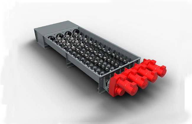 兩無軸葉片旋向相反,抗纏繞、不堵料