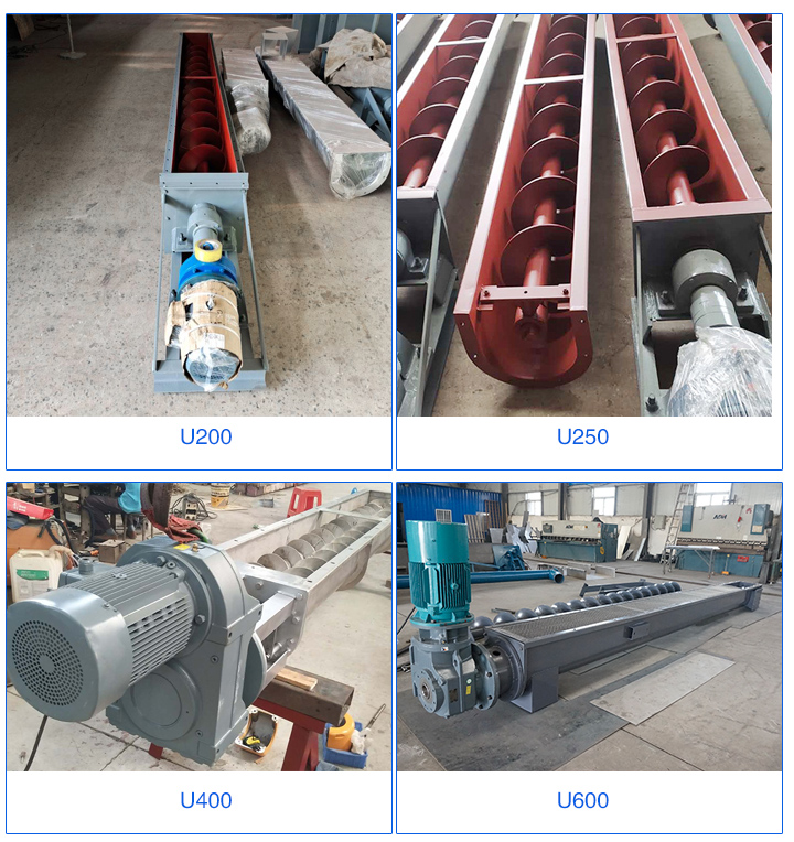 輸送量決定了螺旋輸送機(jī)型號(hào)的選擇，用戶所需輸送物料的產(chǎn)量越大，選擇的螺旋給料機(jī)型號(hào)也就越大